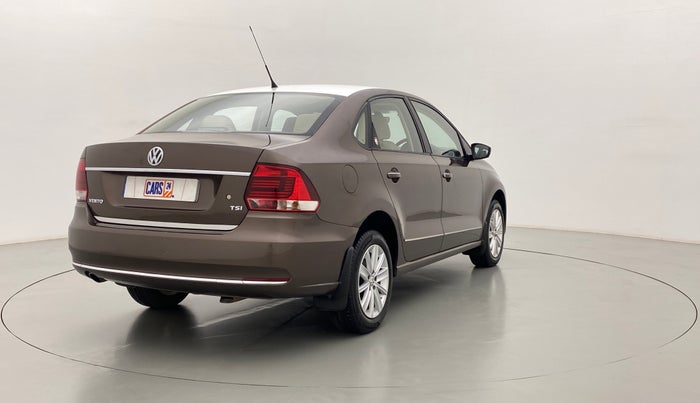 2016 Volkswagen Vento HIGHLINE 1.2 TSI AT, Petrol, Automatic, 64,173 km, Right Back Diagonal