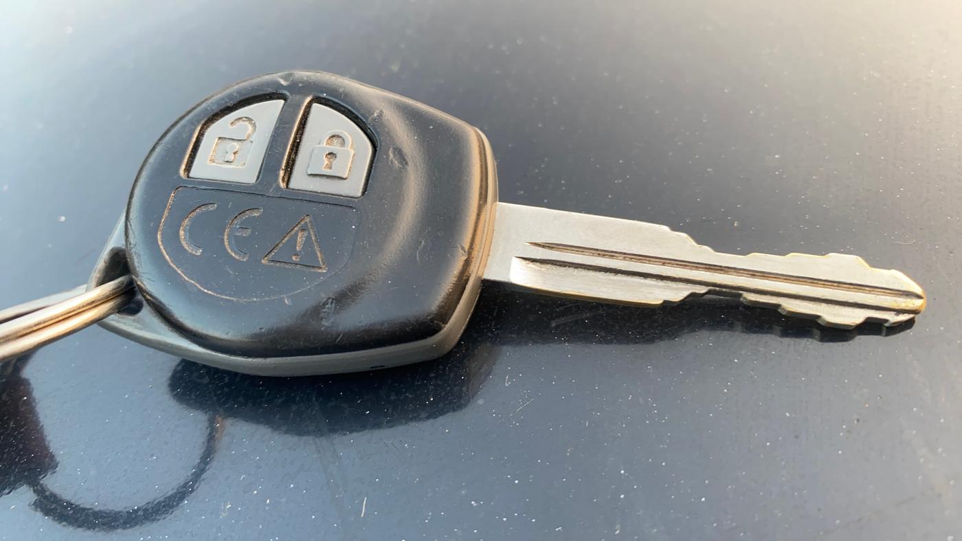 2022 Maruti Vitara Brezza LXI, Petrol, Manual, 56,159 km, Key Close Up