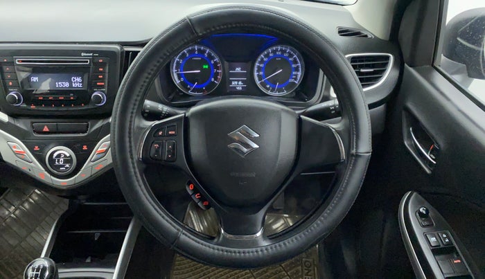 2017 Maruti Baleno DELTA PETROL 1.2, Petrol, Manual, 32,818 km, Steering Wheel Close Up