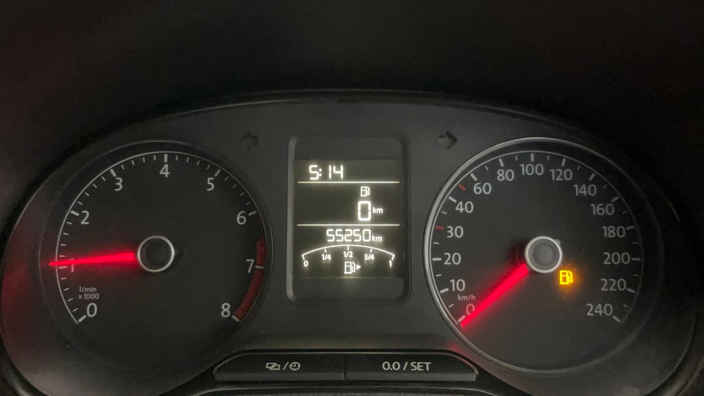 2018 Volkswagen Ameo HIGHLINE PLUS 1.0L 16 ALLOY, CNG, Manual, 55,324 km, Odometer Image