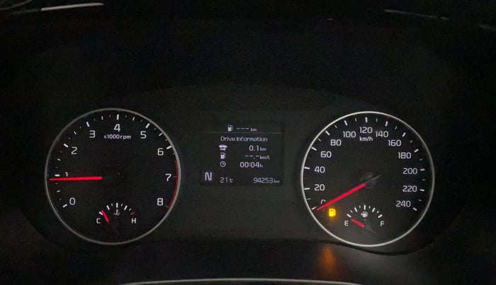 2022 KIA SELTOS HTK PLUS 1.5 IMT, Petrol, Manual, 94,252 km, Odometer Image