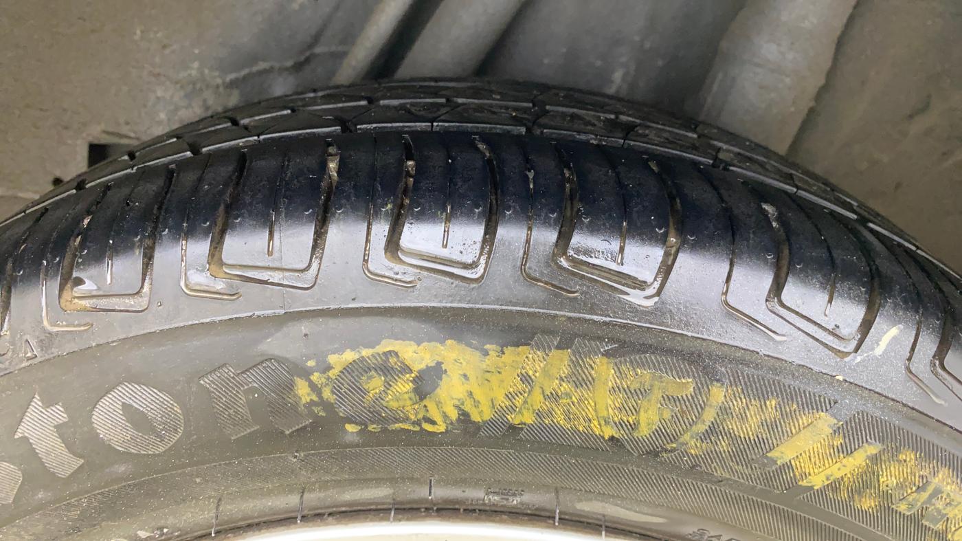 2018 Honda Jazz 1.2L I-VTEC V CVT, Petrol, Automatic, 38,661 km, Left Rear Tyre Tread