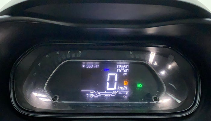 2022 Tata NEXON XZ PLUS (HS) PETROL DARK EDITION, Petrol, Manual, 7,184 km, Odometer Image