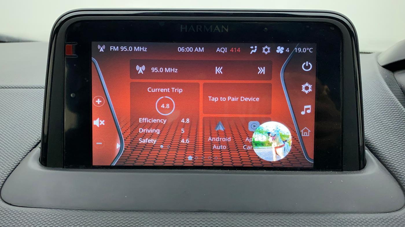 2022 Tata NEXON XZ PLUS (HS) PETROL DARK EDITION, Petrol, Manual, 7,184 km, Infotainment System