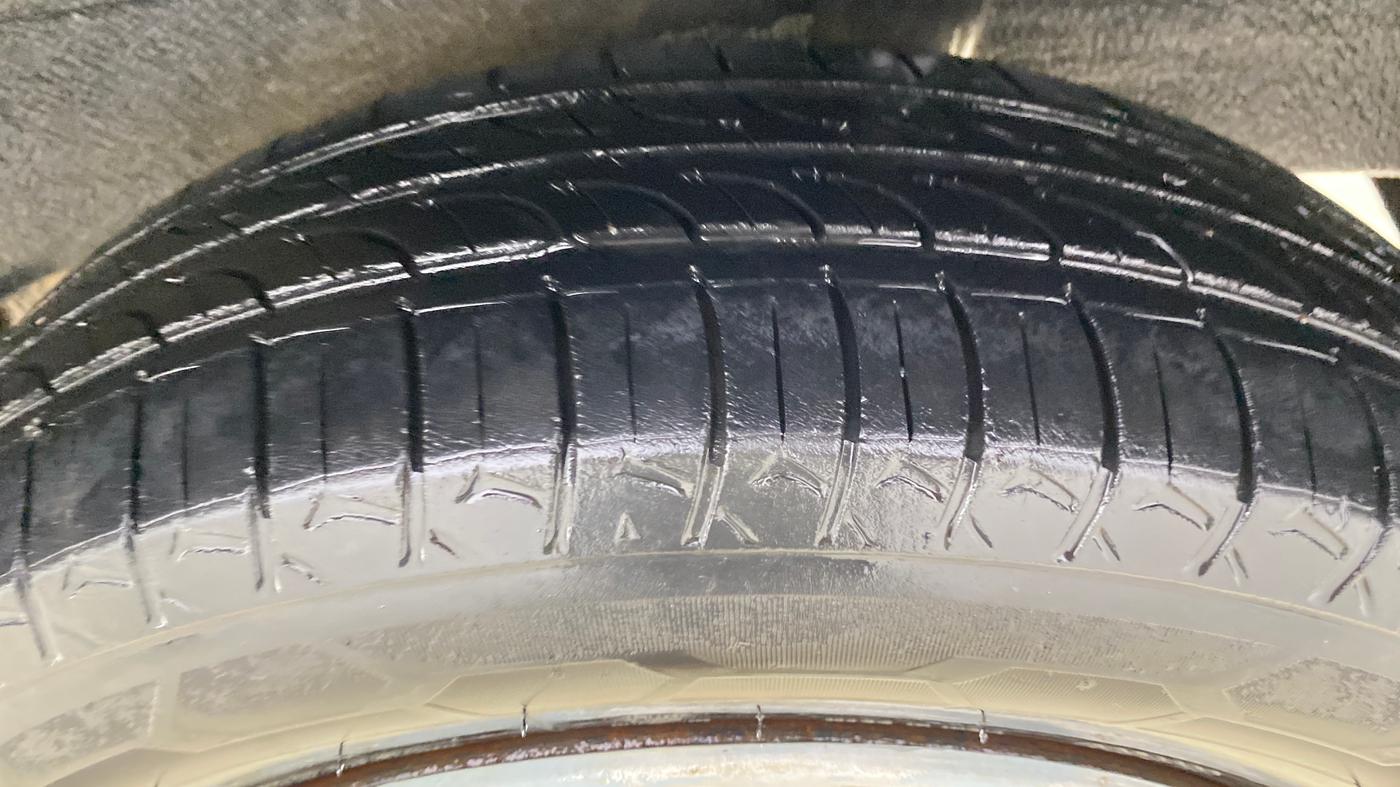 2021 Datsun Go A, Petrol, Manual, 77,229 km, Left Rear Tyre Tread