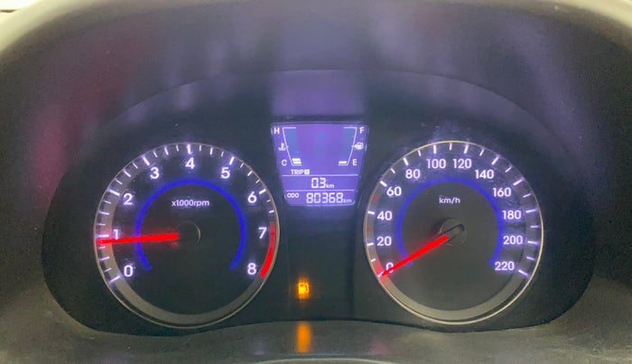 2016 Hyundai Verna 1.6 VTVT SX, CNG, Manual, 80,368 km, Odometer Image