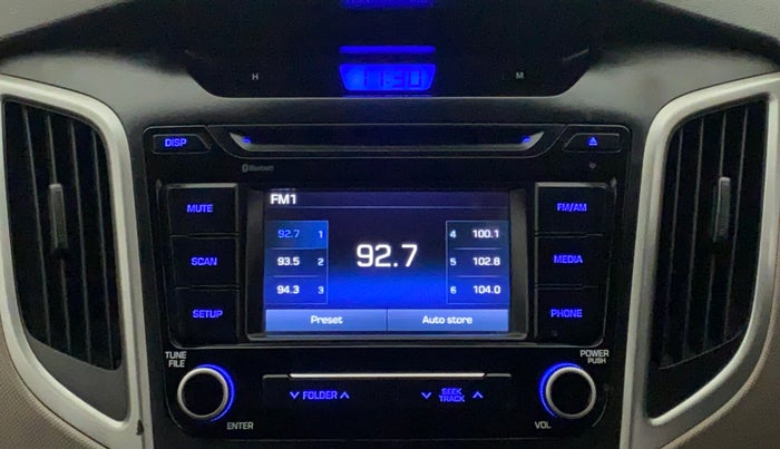 2018 Hyundai Creta E PLUS 1.6 PETROL, Petrol, Manual, 28,872 km, Infotainment System