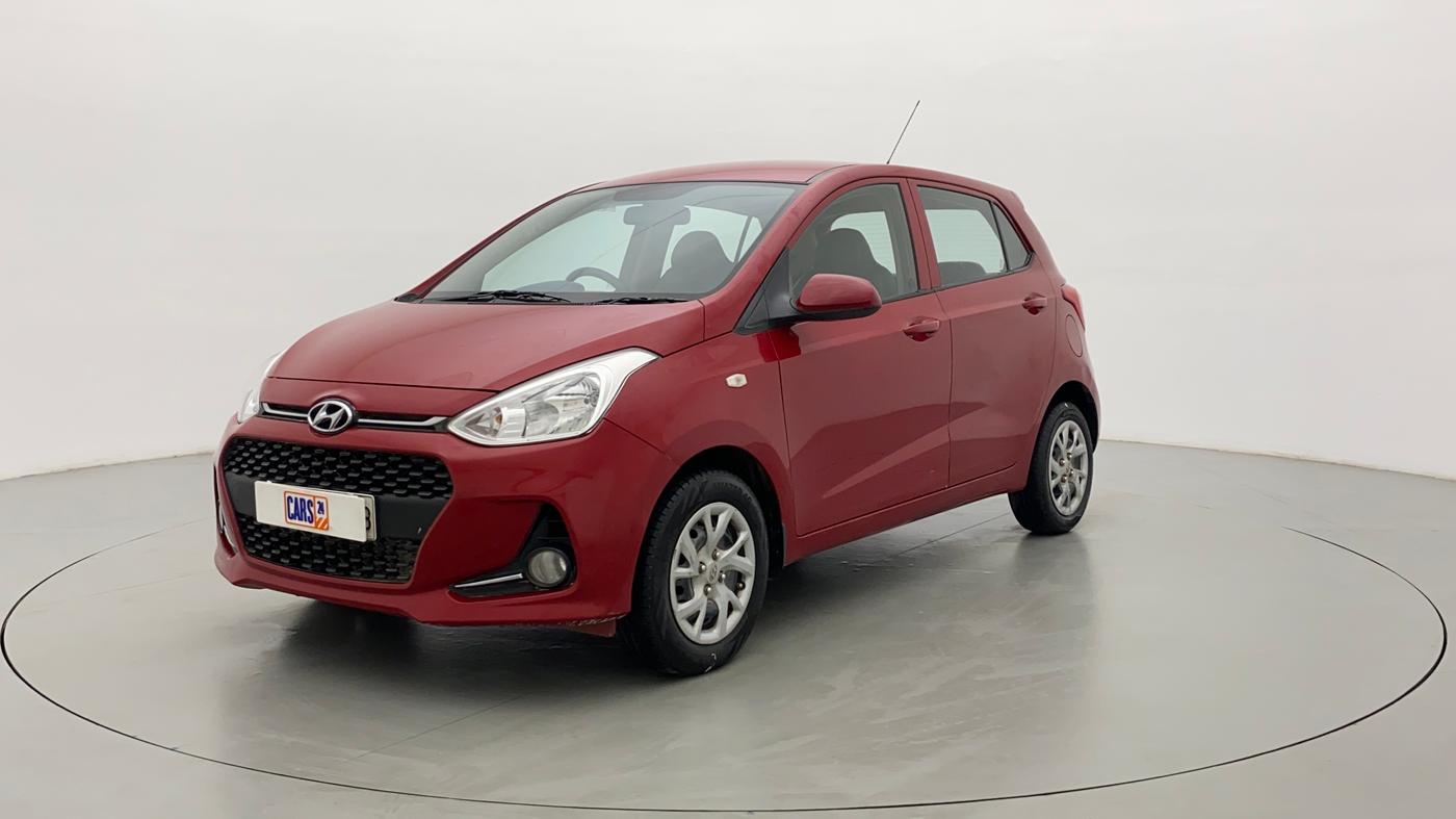 2017 Hyundai Grand i10 SPORTZ 1.2 KAPPA VTVT, Petrol, Manual, 50,114 km, Left Front Diagonal