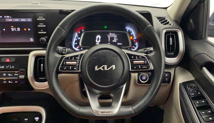 2022 KIA SONET HTX 1.5, Diesel, Manual, 25,062 km, Steering Wheel Close Up