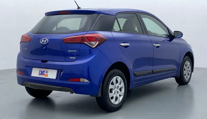 2016 Hyundai Elite i20 SPORTZ 1.2, Petrol, Manual, 84,338 km, Right Back Diagonal (45- Degree) View