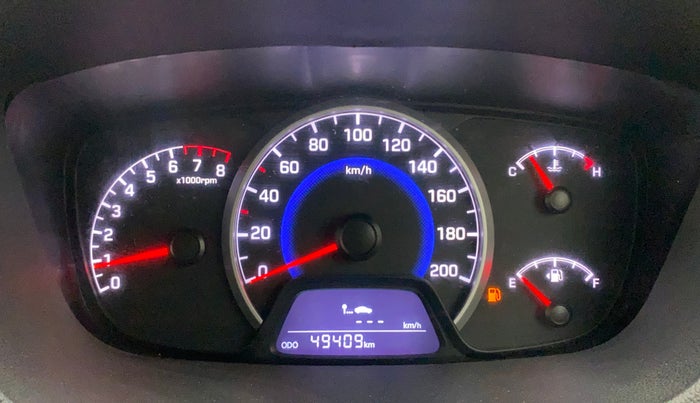 2017 Hyundai Grand i10 SPORTZ (O) 1.2 KAPPA VTVT, Petrol, Manual, 49,361 km, Odometer Image