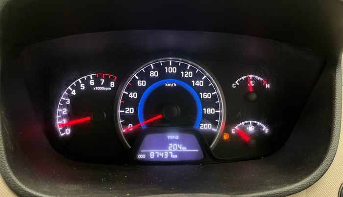 2014 Hyundai Grand i10 SPORTZ 1.2 KAPPA VTVT, Petrol, Manual, 87,418 km, Odometer Image