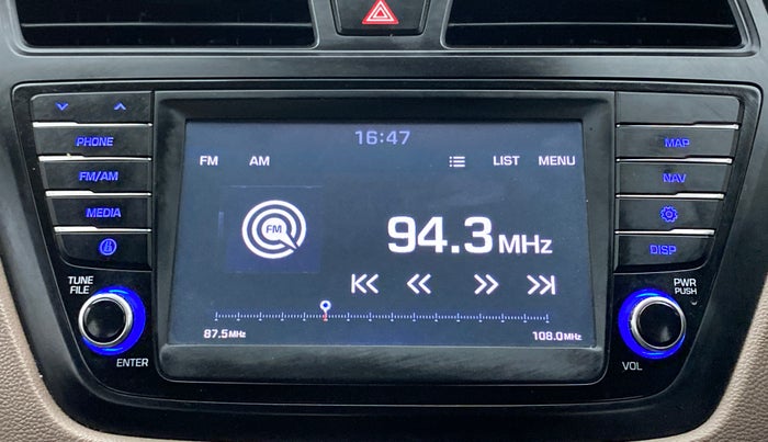 2017 Hyundai Elite i20 ASTA 1.2, Petrol, Manual, 52,610 km, Infotainment System