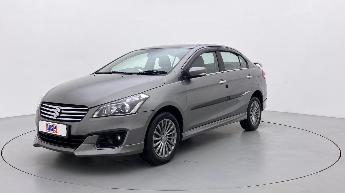 2018 Maruti Ciaz 1.4 S, Petrol, Manual, 62,849 km, Left Front Diagonal