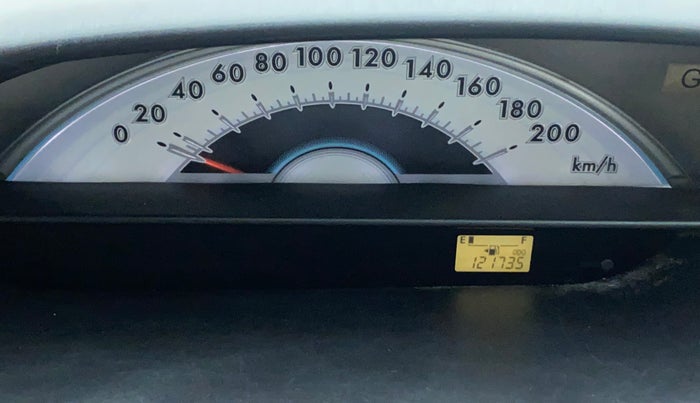 2012 Toyota Etios Liva G, Petrol, Manual, 1,21,841 km, Odometer Image