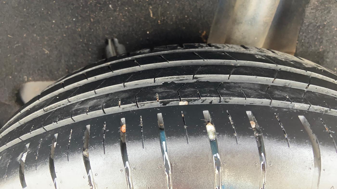2018 Maruti Baleno DELTA DIESEL 1.3, Diesel, Manual, 89,979 km, Left Rear Tyre Tread