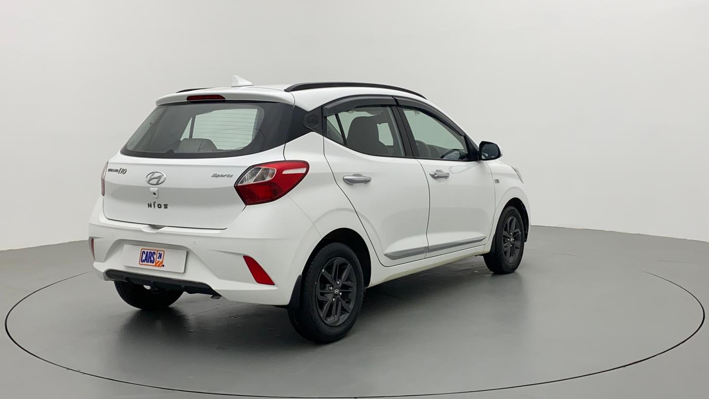2019 Hyundai GRAND I10 NIOS SPORTZ 1.2 AT, Petrol, Automatic, 12,867 km, Right Back Diagonal