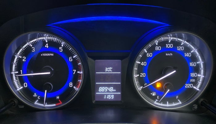 2016 Maruti Baleno DELTA PETROL 1.2, Petrol, Manual, 89,036 km, Odometer Image
