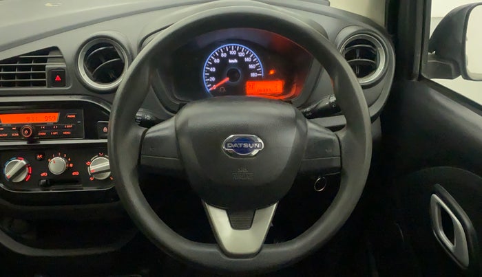 2018 Datsun Redi Go S 1.0 AMT, Petrol, Automatic, 86,676 km, Steering Wheel Close Up
