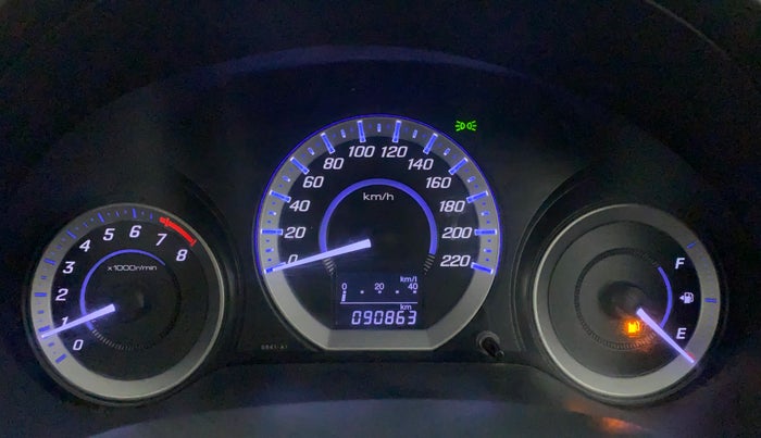 2012 Honda City 1.5L I-VTEC V MT, Petrol, Manual, 91,516 km, Odometer Image