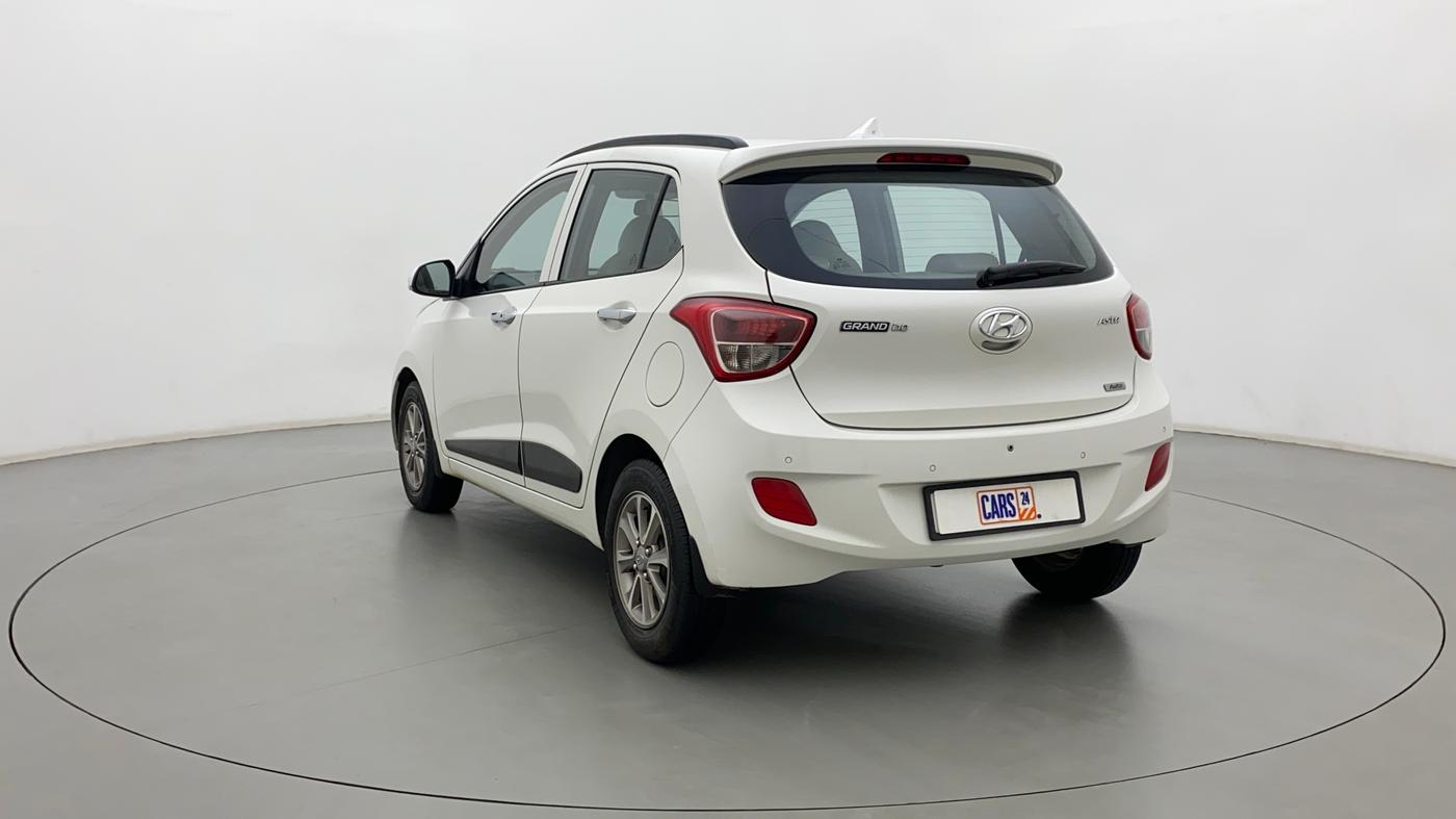 2016 Hyundai Grand i10 ASTA (O) AT 1.2 KAPPA VTVT, Petrol, Automatic, 62,603 km, Left Back Diagonal