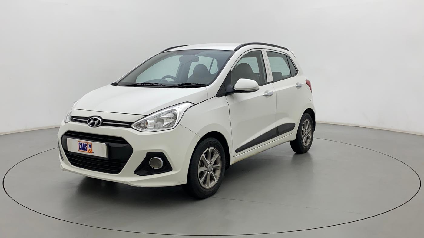 2016 Hyundai Grand i10 ASTA (O) AT 1.2 KAPPA VTVT, Petrol, Automatic, 62,603 km, Left Front Diagonal