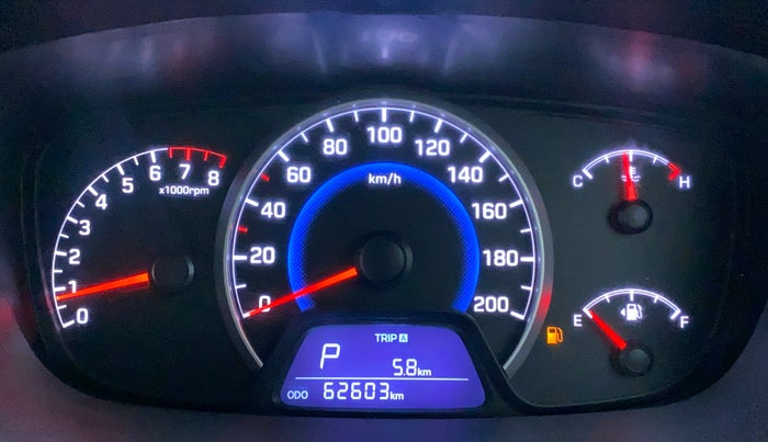 2016 Hyundai Grand i10 ASTA (O) AT 1.2 KAPPA VTVT, Petrol, Automatic, 62,603 km, Odometer Image