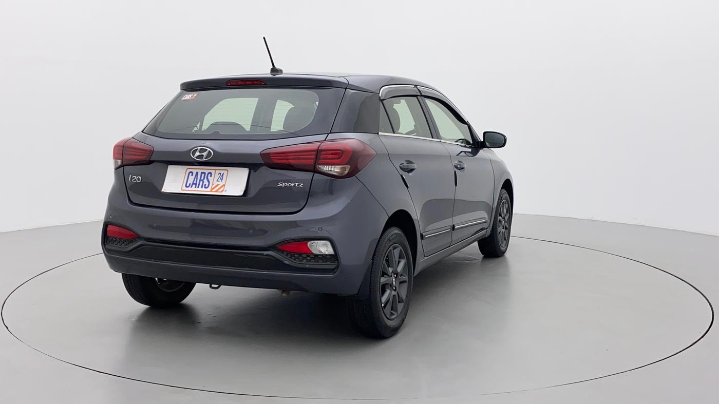 2019 Hyundai Elite i20 SPORTZ PLUS 1.2, Petrol, Manual, 41,770 km, Right Back Diagonal