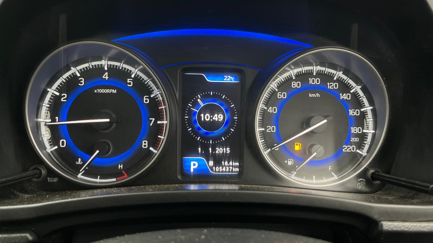 2019 Toyota Glanza G CVT, Petrol, Automatic, 1,05,461 km, Odometer Image