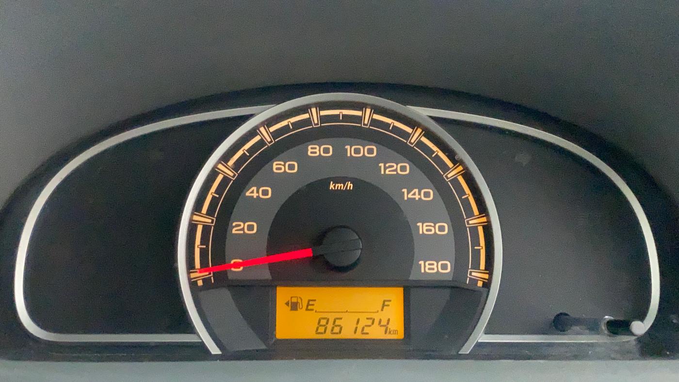 2012 Maruti Alto 800 LXI, Petrol, Manual, 86,237 km, Odometer Image