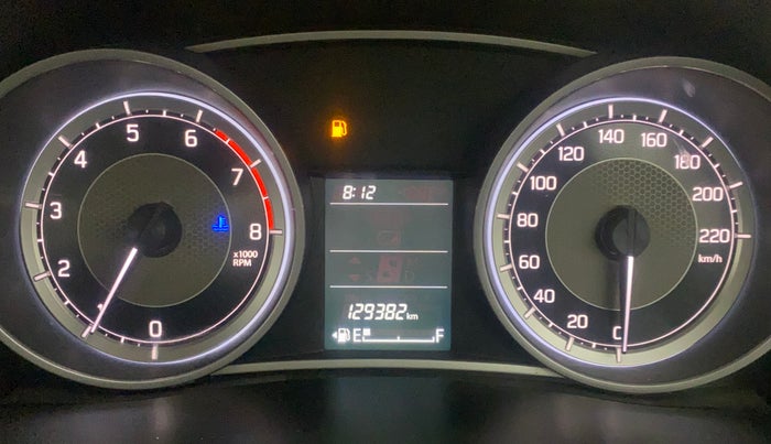 2019 Maruti Dzire VXI, Petrol, Manual, 1,29,344 km, Odometer Image