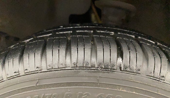 2016 Tata Nano TWIST XTA, Petrol, Automatic, 35,533 km, Left Front Tyre Tread