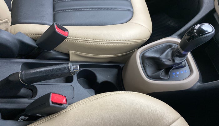 2017 Hyundai Grand i10 SPORTZ (O) 1.2 AT VTVT, Petrol, Automatic, 27,539 km, Gear Lever