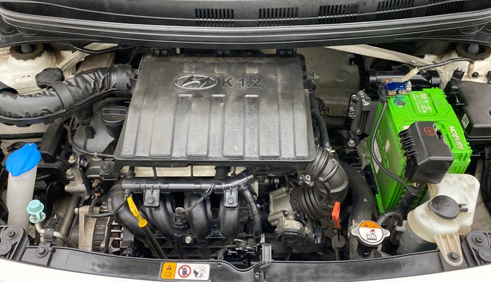 2017 Hyundai Grand i10 SPORTZ (O) 1.2 AT VTVT, Petrol, Automatic, 27,539 km, Open Bonet