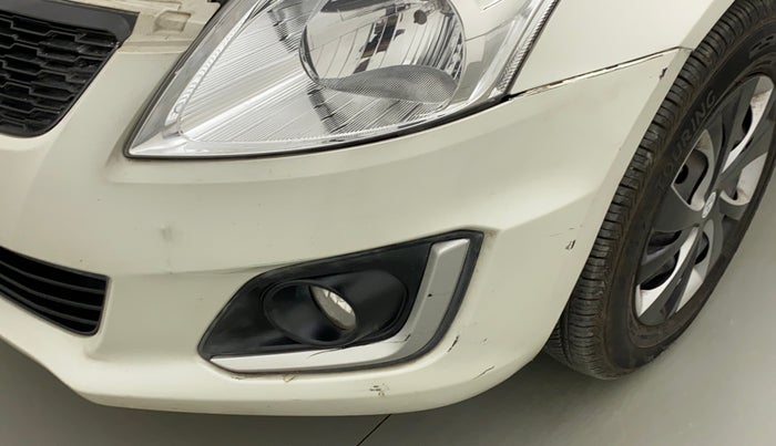 2015 Maruti Swift VXI, Petrol, Manual, 80,189 km, Front bumper - Minor damage