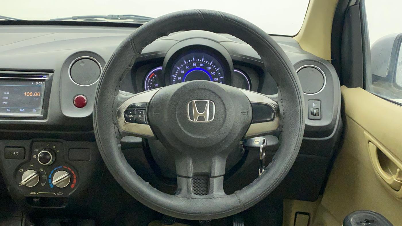 2015 Honda Amaze 1.2L I-VTEC S, Petrol, Manual, 42,669 km, Steering Wheel Close Up