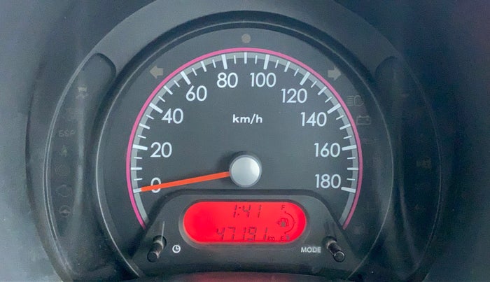 2009 Maruti A Star VXI, Petrol, Manual, 47,887 km, Odometer Image