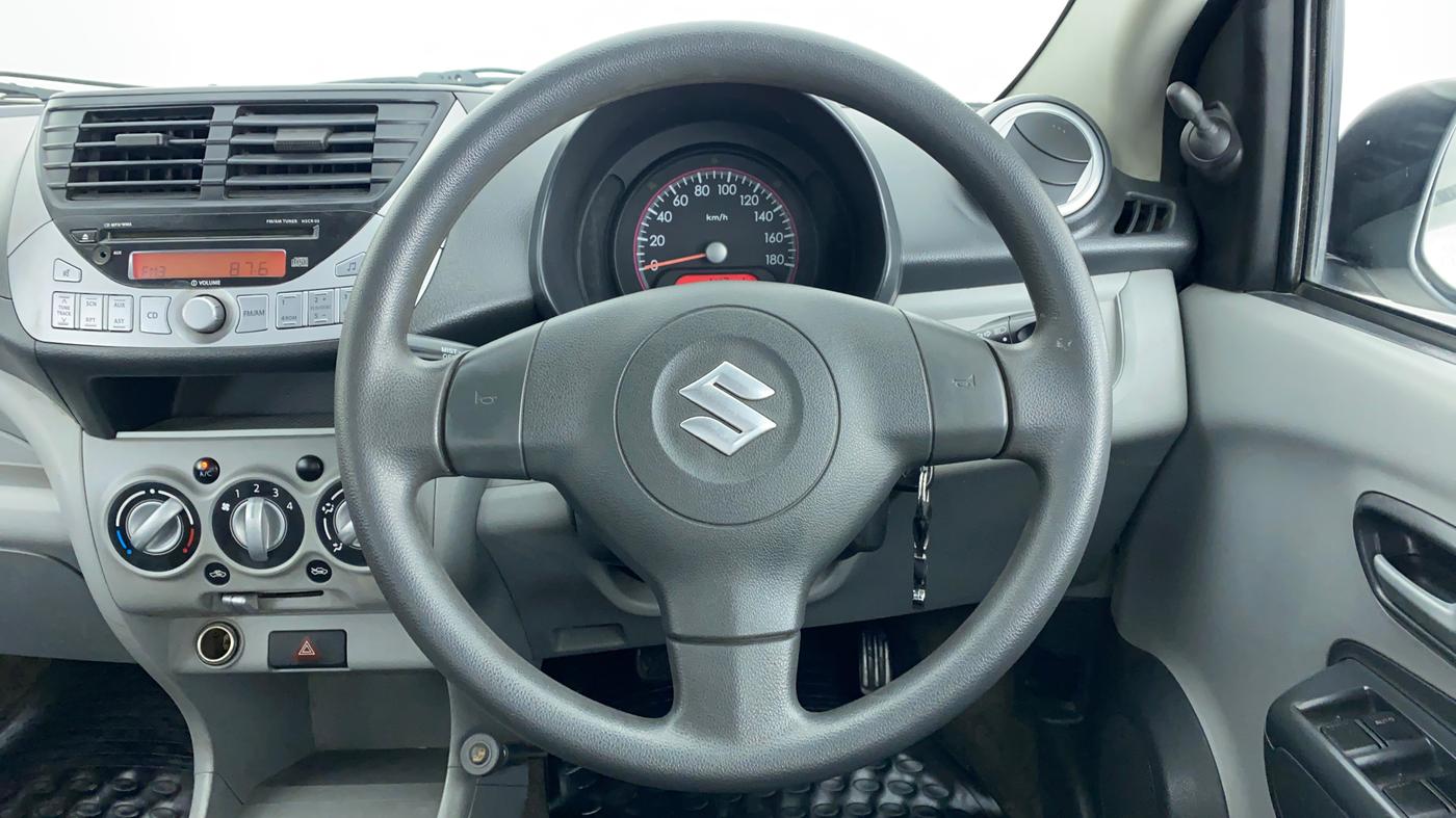 2009 Maruti A Star VXI, Petrol, Manual, 47,887 km, Steering Wheel Close Up