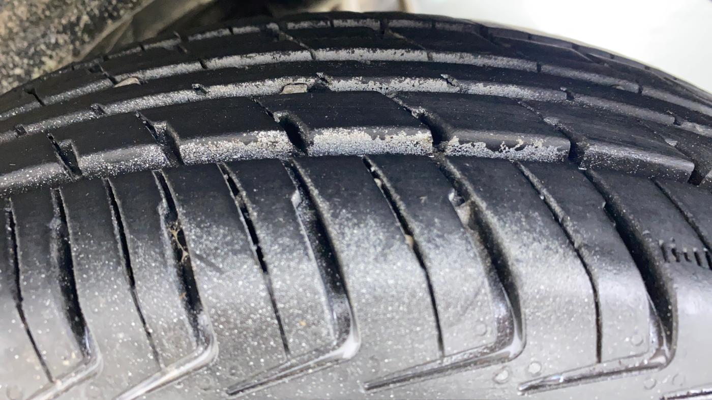 2009 Maruti A Star VXI, Petrol, Manual, 47,887 km, Left Rear Tyre Tread