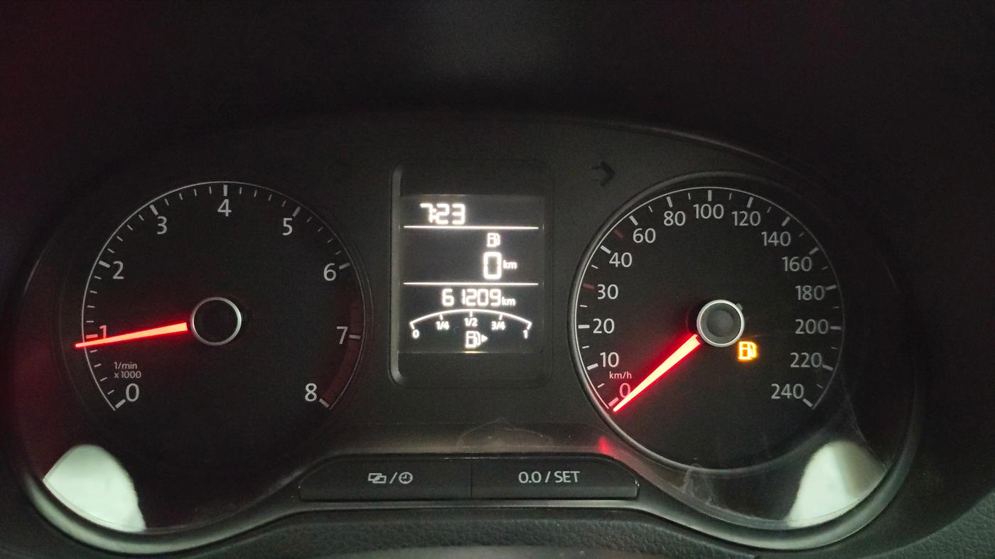 2015 Volkswagen Polo HIGHLINE1.2L, Petrol, Manual, 61,171 km, Odometer Image