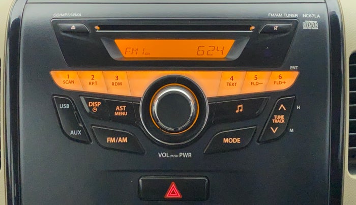2017 Maruti Wagon R 1.0 VXI, Petrol, Manual, 19,251 km, Infotainment System