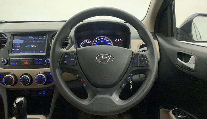 2017 Hyundai Grand i10 SPORTZ (O) AT 1.2 KAPPA VTVT, Petrol, Automatic, 25,723 km, Steering Wheel Close Up