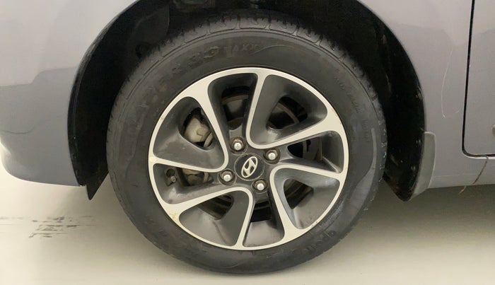 2017 Hyundai Grand i10 SPORTZ (O) AT 1.2 KAPPA VTVT, Petrol, Automatic, 25,723 km, Left Front Wheel