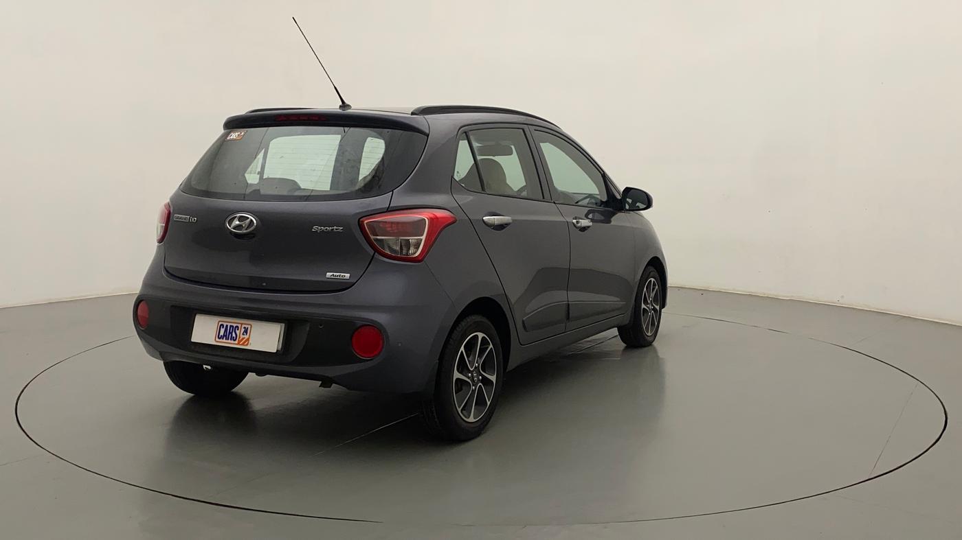 2017 Hyundai Grand i10 SPORTZ (O) AT 1.2 KAPPA VTVT, Petrol, Automatic, 25,723 km, Right Back Diagonal