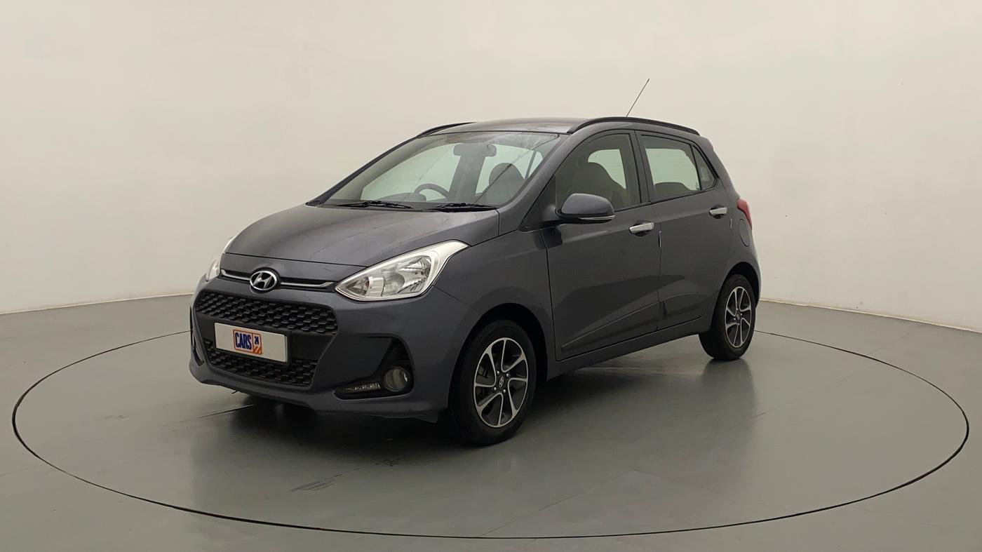 2017 Hyundai Grand i10 SPORTZ (O) AT 1.2 KAPPA VTVT, Petrol, Automatic, 25,723 km, Left Front Diagonal