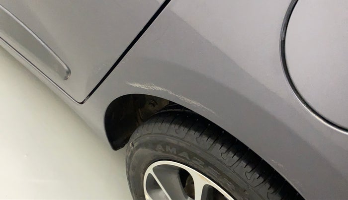 2017 Hyundai Grand i10 SPORTZ (O) AT 1.2 KAPPA VTVT, Petrol, Automatic, 25,723 km, Left quarter panel - Minor scratches