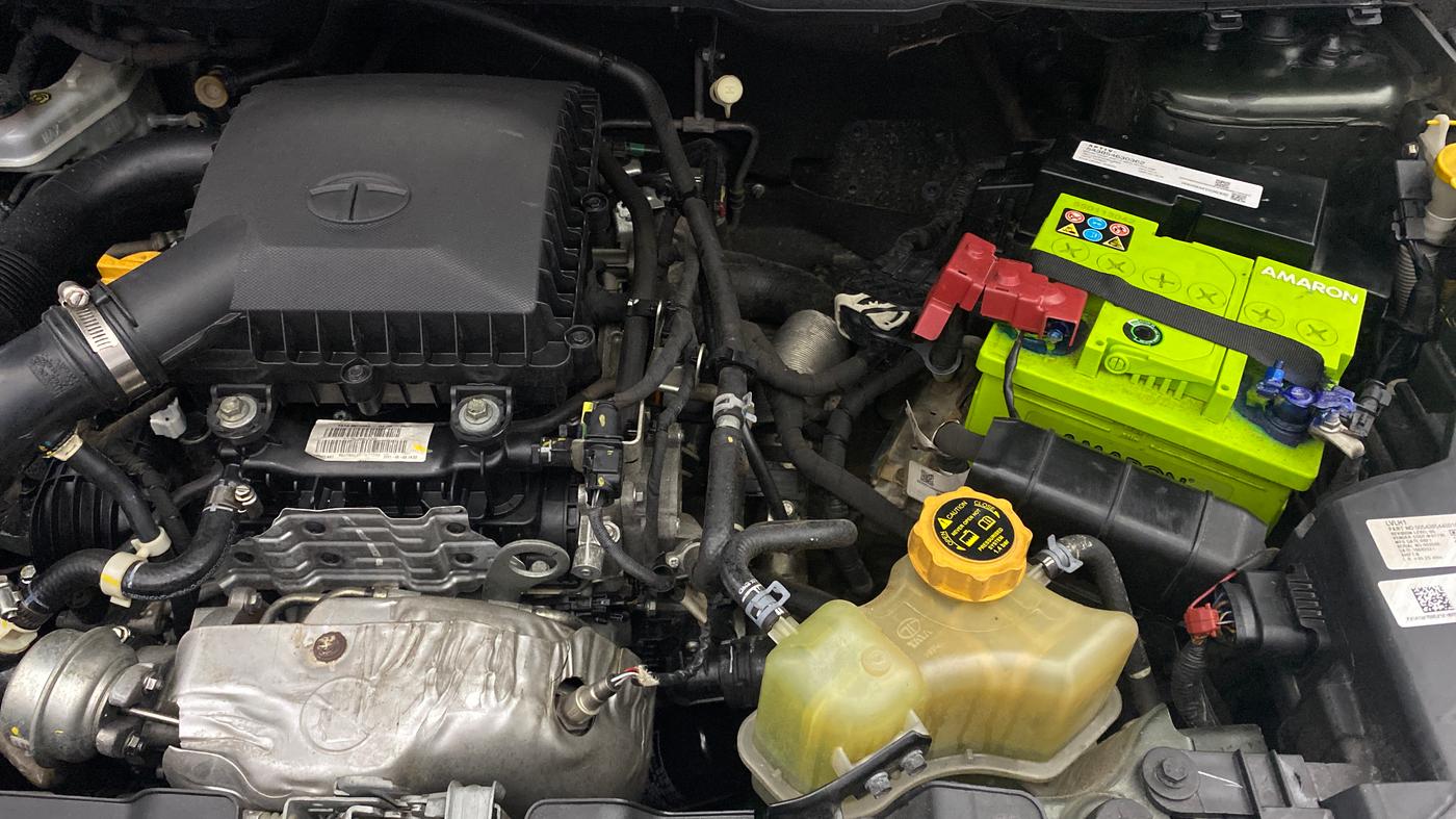 2021 Tata NEXON XMA SUNROOF PETROL, Petrol, Automatic, 45,261 km, Engine View - Left