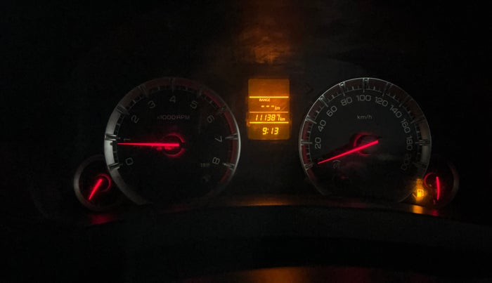 2014 Maruti Swift VXI, Petrol, Manual, 1,11,377 km, Odometer Image