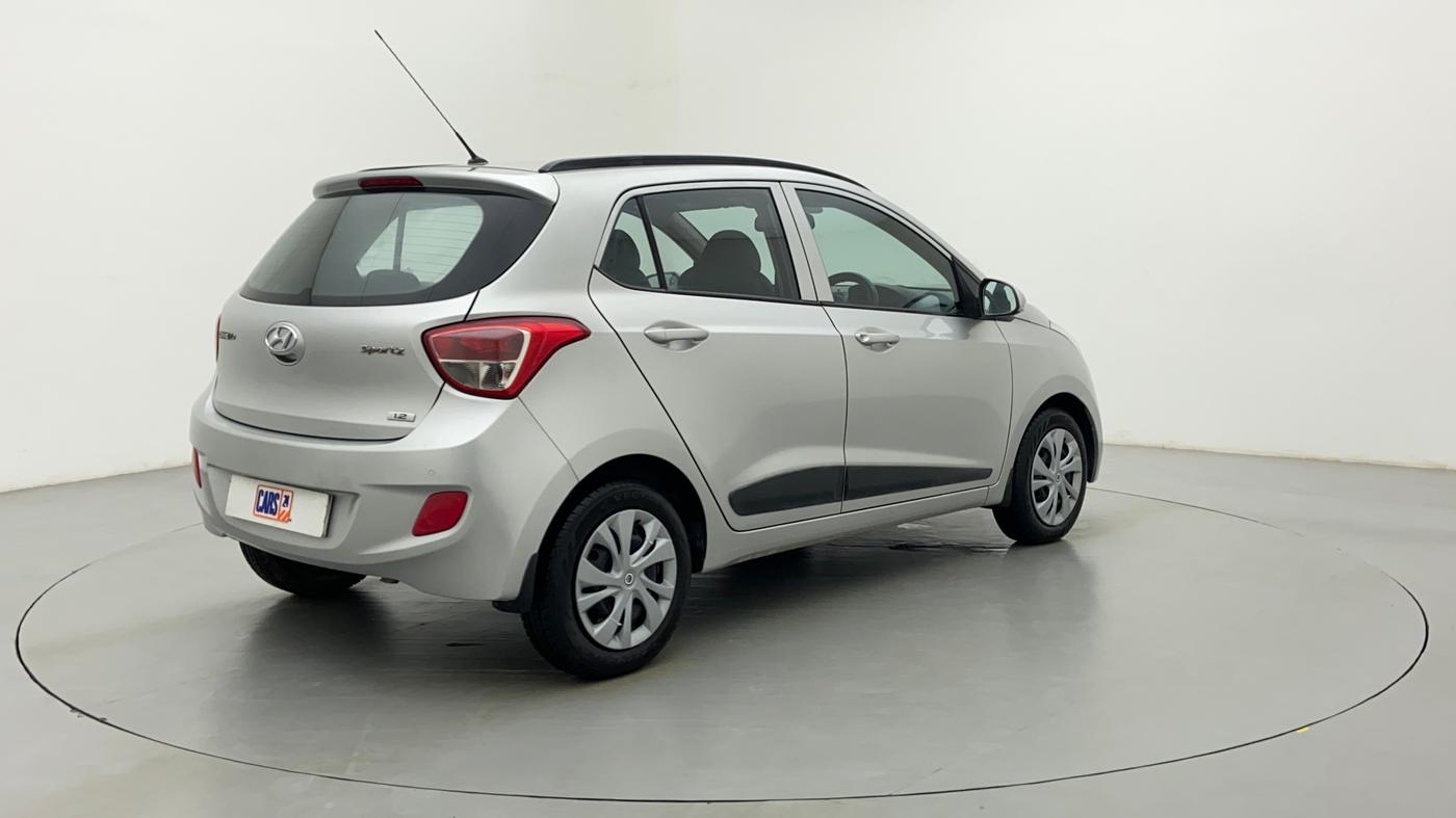 2016 Hyundai Grand i10 SPORTZ 1.2 KAPPA VTVT, Petrol, Manual, 69,989 km, Right Back Diagonal