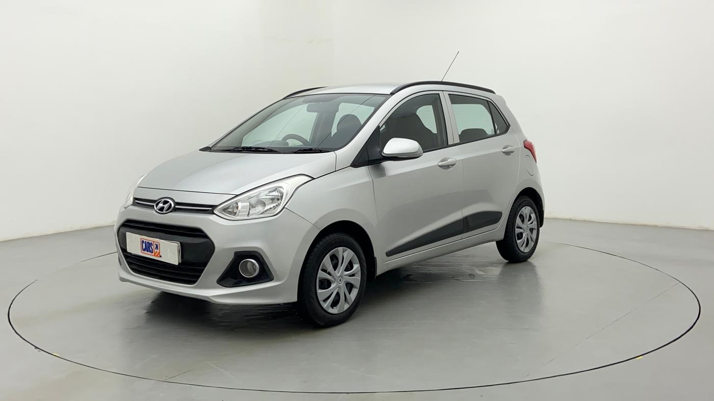2016 Hyundai Grand i10 SPORTZ 1.2 KAPPA VTVT, Petrol, Manual, 69,989 km, Left Front Diagonal